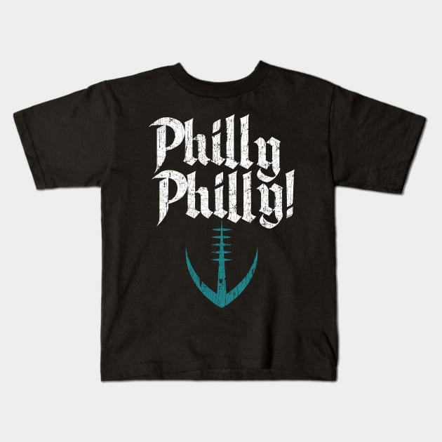 Philly Philly Shirt | Philly Dilly T-Shirt | Funny Philadelphia Eagles Gift Kids T-Shirt by bashkisupply